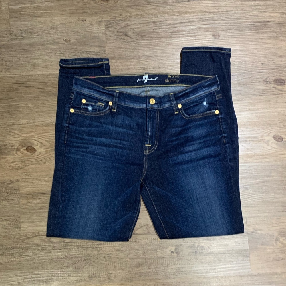 7 For All Mankind Ankle Skinny Jeans